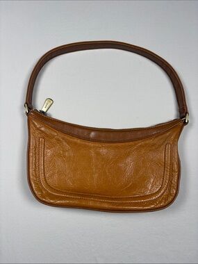 Aurielle Tan Leather Shoulder Bag